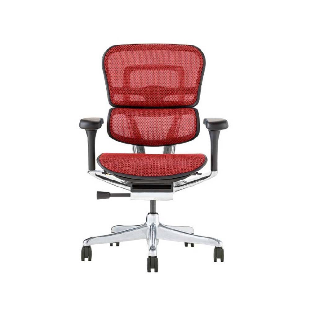 関家具 エルゴヒューマン プロ2 ロータイプ ブラックフレーム EHP2-LAM-DR-BF-RD レッド