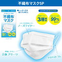 【メール便なら送料190円】不織布マスク 5枚入 ふつうサイ