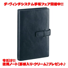 【4/25(木)24h限定★抽選で2人に1人が最大全額ポイントバック★要エントリー】【ラッピング無料】【名入れ可(有償)】 レイメイ藤井 Raymay ダ・ヴィンチ ダヴィンチ ネイビー 聖書 サイズ システム手帳 リング15mm ビジネス スタンダード スーパーロイスレザーDB3006K