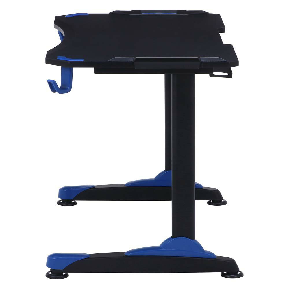 不二貿易 ゲーミングデスク XeNO(ゼノ) イージー01 ブルー 38131 ゲーム デスク パソコンオフィス 自宅 家 オンライン 青 [3]