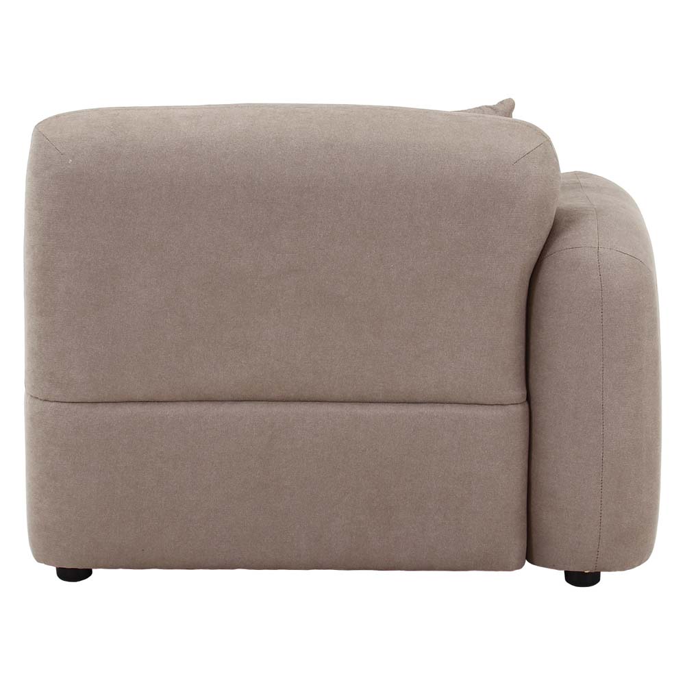 不二貿易 Chamill 1人掛けソファ(右肘) グレージュ 41308 [2]