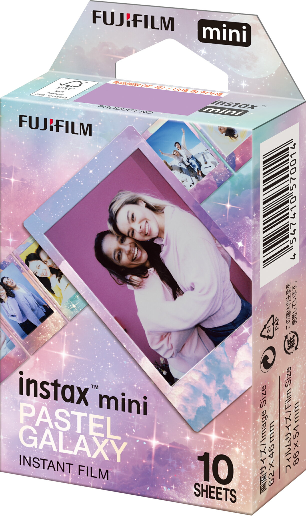 Film - 富士フィルム FUJIFILM　チェキ用miniフィルム「PASTEL GALAXY」　16974021