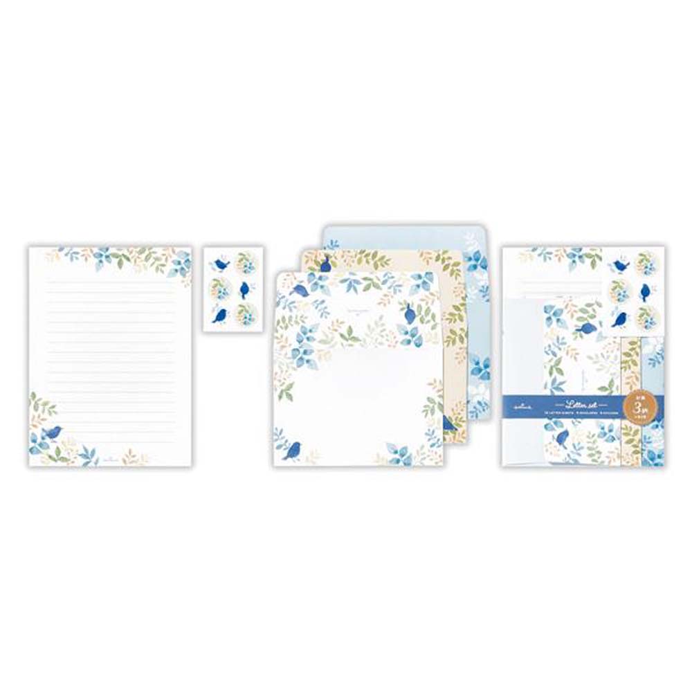 【最大2,000円オフCOUPON 12月1日-6日9時59分まで】レターセット リトルガーデンバード 2 819408 日本ホールマーク