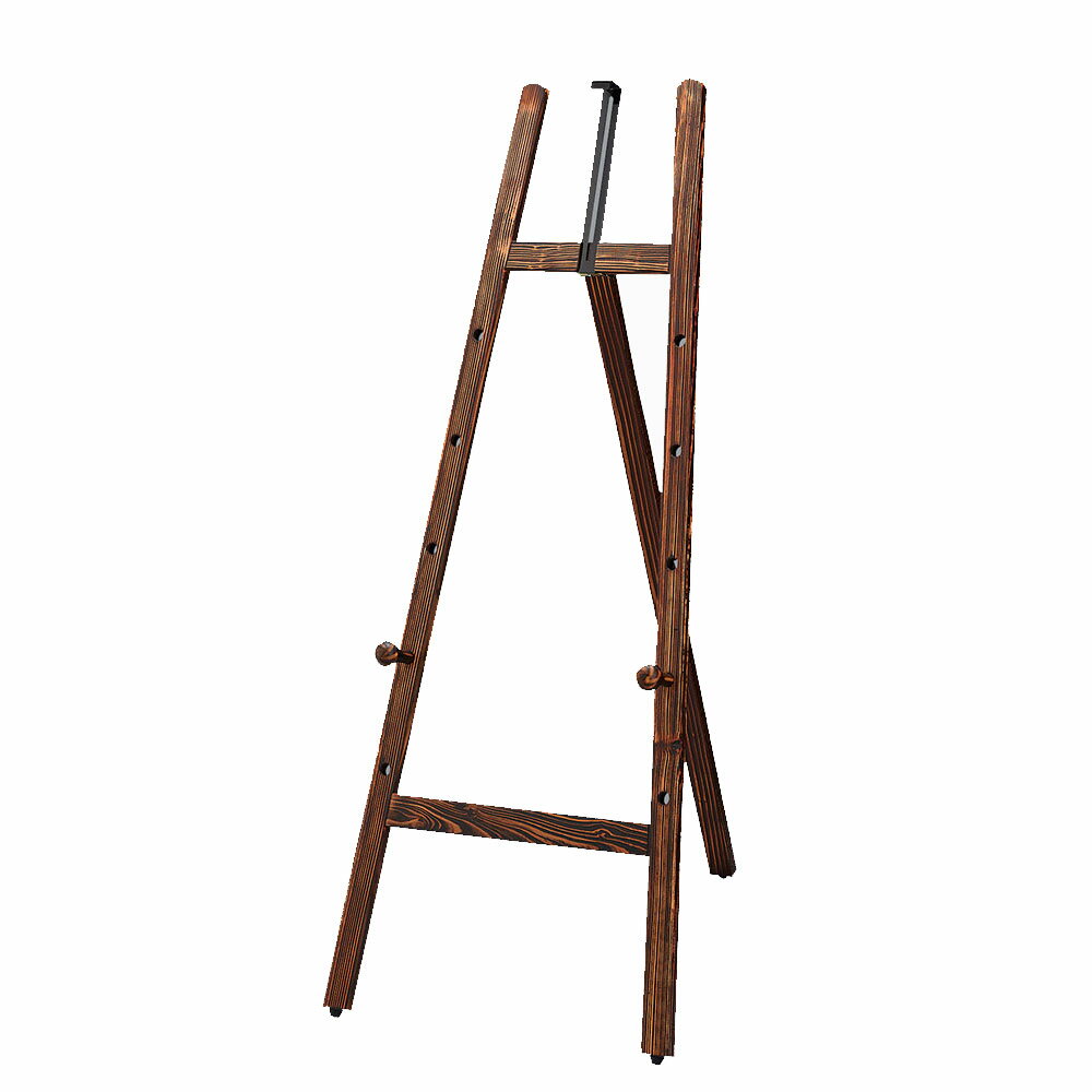 光【Hikari】 木製イーゼル（焼き） HECY-120