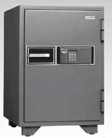 【最大2,000円オフCOUPON 12月1日-6日9時59分まで】日本アイ・エス・ケイ HOME SAFE＜家庭用耐火金庫＞ 指紋認証耐火金庫 1時間耐火性能試験合格 アラーム付 KS-50FPEA 地震 災害 防災