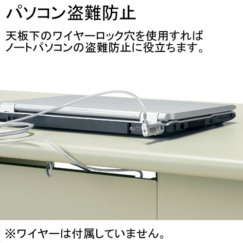 プラス 平机 RJ-107H WH ホワイト 364819 [2]