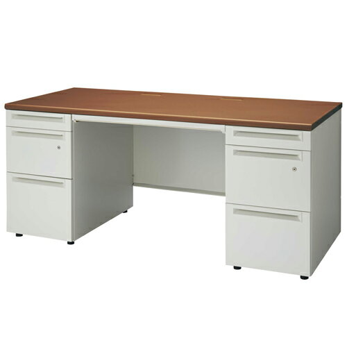 【3月4日20時-11日1時59分までエントリーで2人に1人が最大全額ポイントバック】プラス 両袖机 UJ-167D-33 T2/W4 W1600 706489