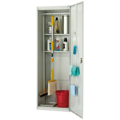 【12/20(土)24h限定★抽選で2人に1人が最大全額ポイントバック★要エントリー】エムテックス 組立式掃除用具入れ JCL-06KD WH 754421 [2]