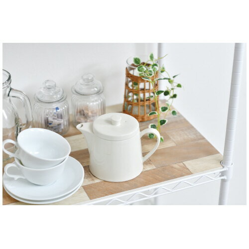 アイリスオーヤマ カラーメタルラック CMM-75144B ホワイト 768313