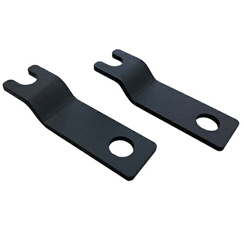 【最大2,000円オフCOUPON 3月1日-6日9時59分まで】ダイシン工業 シェルフ 床固定金具 RGA-YB ブラック2個入 768585