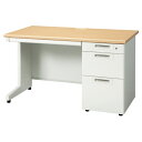 【最大2,000円オフCOUPON 11月1日-6日9時59分まで】プラス 片袖机 RJ-127D-3 WMホワイトメープル引出D 829878