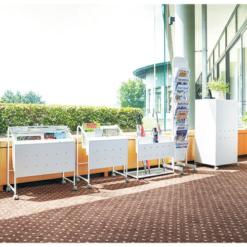 【3月20日20時-26日1時59分までエントリーで2人に1人が最大全額ポイントバック】トヨダプロダクツ マガジンラック NA13-MR2 ホワイト 869368