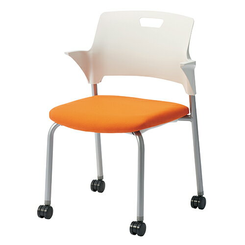 サンケイ 会議イス CM550-MYC OR オレンジ 889168