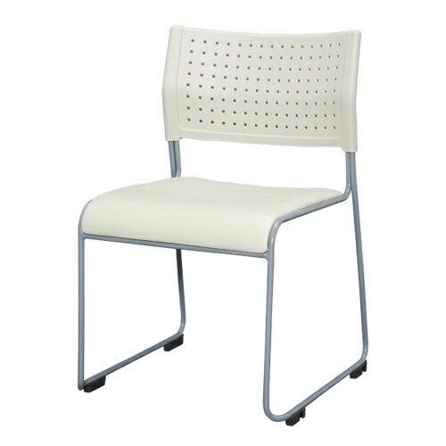 ジョインテックス JOINTEXT 会議イス ASL-110PV-I アイボリー 椅子 座る 仕事 会議 打ち合わせ ミーティング