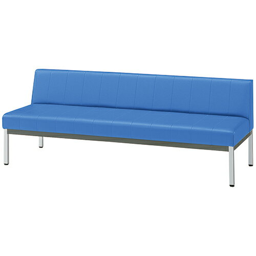 ジョインテックス JOINTEXT ロビーチェア ML-3LR ブルー 背付 椅子 座る 病院 公共 施設 待合室 待機 ロビー ホール 入口 入場 廊下