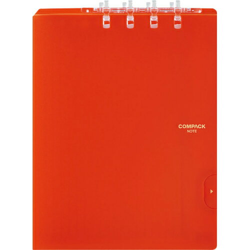 メーカー希望小売価格はメーカーカタログに基づいて掲載しています ※こちらの商品は受注発注商品の為、ご注文後4〜7営業日(土日祝日・長期休暇を除く)後の出荷予定となります。※メーカー在庫切れの為7営業日以内に出荷できない場合はメールにてご案内させていただきます。 ◆主な特長B5サイズを2つに折って半分のサイズで持ち運べるリングノート！罫線タイプ。◆商品仕様商品名コンパックノート　B5サイズ　オレンジメーカー品番9955TYオレ JAN4971660048458商品サイズW201×H150×D20mm規格透明表紙 主な素材カラー透明PP表紙商品カテゴリリングノート 備考- キングジム　KINGJIM　きんぐじむ　コンパック　ノート　リングノート　ルーズリーフ