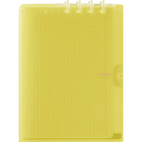 【最大2,000円オフCOUPON 9月1日-6日9時59分まで】キングジム＜KING JIM＞コンパックノート　A4サイズ　黄色 9956TYキイ　透明表紙