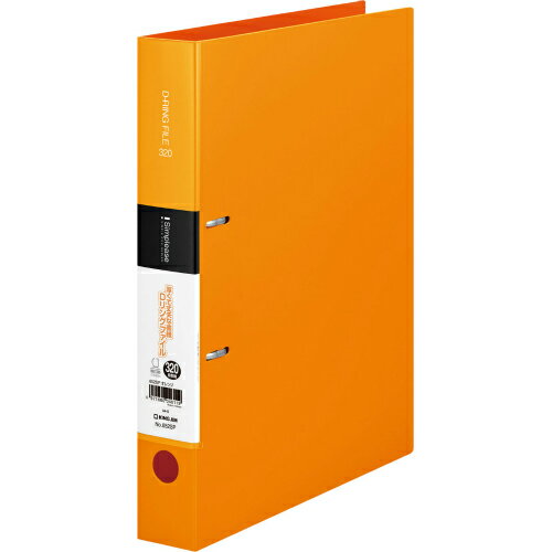 キングジム＜KING JIM＞シンプリーズ　Dリングファイル　オレンジ 652SPオレ A4 タテ型　320枚