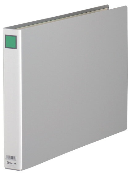 【10月4日20時-9日1時59分までエントリーで2点購入P5倍・3点以上でP10倍】キングジム＜KING JIM＞ キングファイルG A3E グレー 1003EN