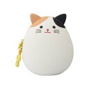【7月19日20時-26日1時59分までエントリーで2点購入P5倍・3点以上でP10倍】LIHIT LAB.<リヒトラブ>PuniLabo エッグポーチ ミケネコ A7782-7