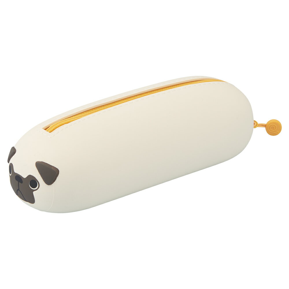LIHIT LAB (リヒトラブ) SMART FIT PuniLabo 寝ころびペンポーチ BIG パグ A7800-18 用途別・収納小物 収納小物 ペンポーチ ビッグ ぱぐ 犬