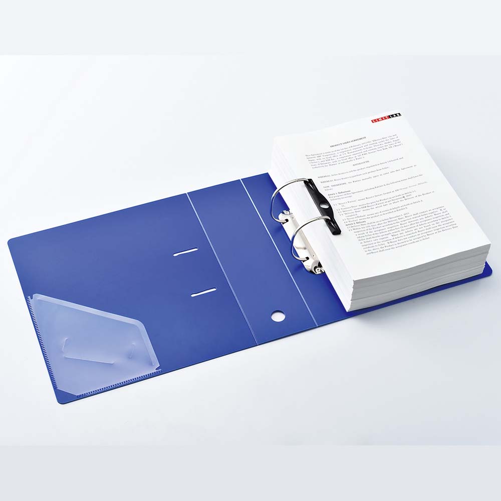 LIHIT LAB.＜リヒトラブ＞ リクエスト D型リングファイル 白 G2290-0