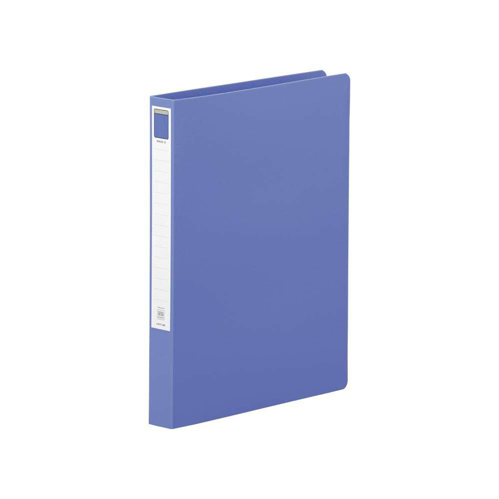 【10月4日20時-9日1時59分までエントリーで2点購入P5倍・3点以上でP10倍】LIHIT LAB.＜リヒトラブ＞バーロックファイル A4S 20ミリ 藍 F-644