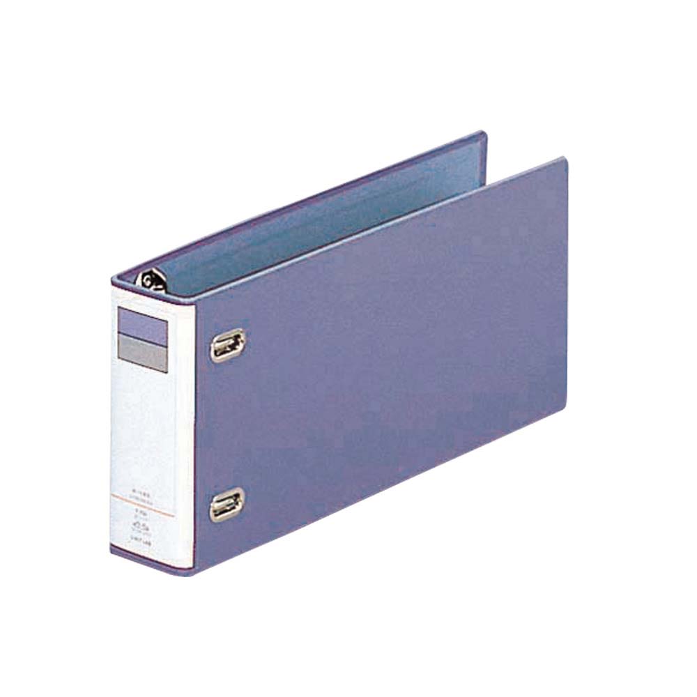LIHIT LAB.＜リヒトラブ＞D型リングファイル 5×11 ブルーバイオレット F-750