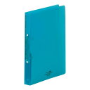 LIHIT LAB.<リヒトラブ> AQUA DROPs<アクア ドロップス> リングファイル<ツイストリング> A4サイズ・S型(タテ型) 2穴 青緑 F5005-28(F-5005-28)