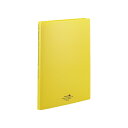 LIHIT LAB.<リヒトラブ> AQUA DROPs<アクア ドロップス> クリヤーブック<ポケット交換タイプ> A4サイズ・S型(タテ型) 30穴 黄 N5015-5(N-5015-5)