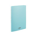 LIHIT LAB.<リヒトラブ> AQUA DROPs<アクア ドロップス> クリヤーブック<ポケット交換タイプ> A4サイズ・S型(タテ型) 30穴 青緑 N5015-28(N-5015-28)