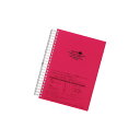 LIHIT LAB.<リヒトラブ>AQUA DROPs ツイストリング・ノート<超厚型>A5・S型 24穴 N-1640-3赤/N1640-3/N1640-赤/N-1640-赤