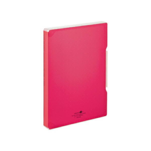 LIHIT LAB.＜リヒトラブ＞AQUA DROPs ファイルケースA4 A-5029-3赤/A5029-3/A5029-赤/A-5029-赤