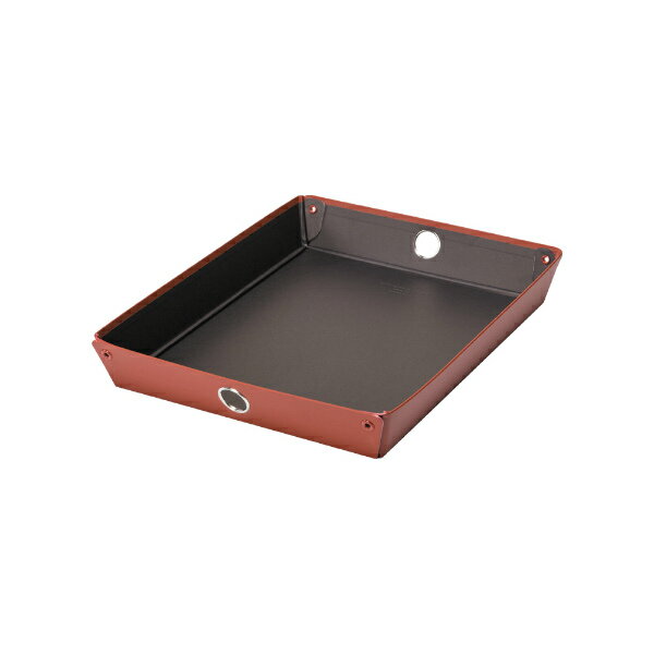 LIHIT LAB.＜リヒトラブ＞スタッキングトレーA4 A-340-9茶/A340-9/A340-茶/A-340-茶