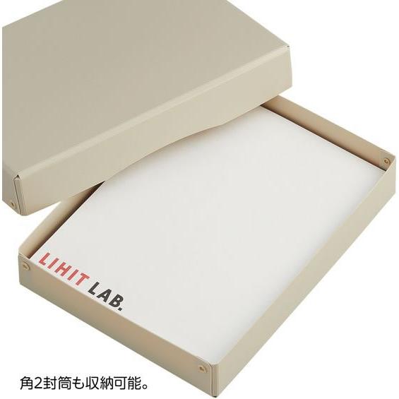 LIHIT LAB.＜リヒトラブ＞ Roomy デスクトレー A4ワイド ブラック A793-24 収納 小物入れ おしゃれ インテリア 仕分け 分類 3