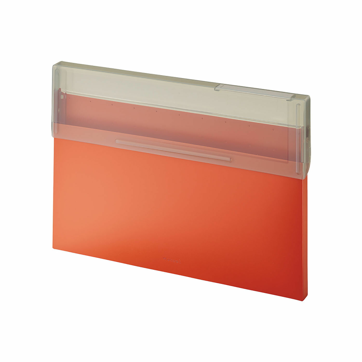 リヒトラブ Mutual コングレスケース A4・ヨコ テラコッタオレンジ A-2071-4