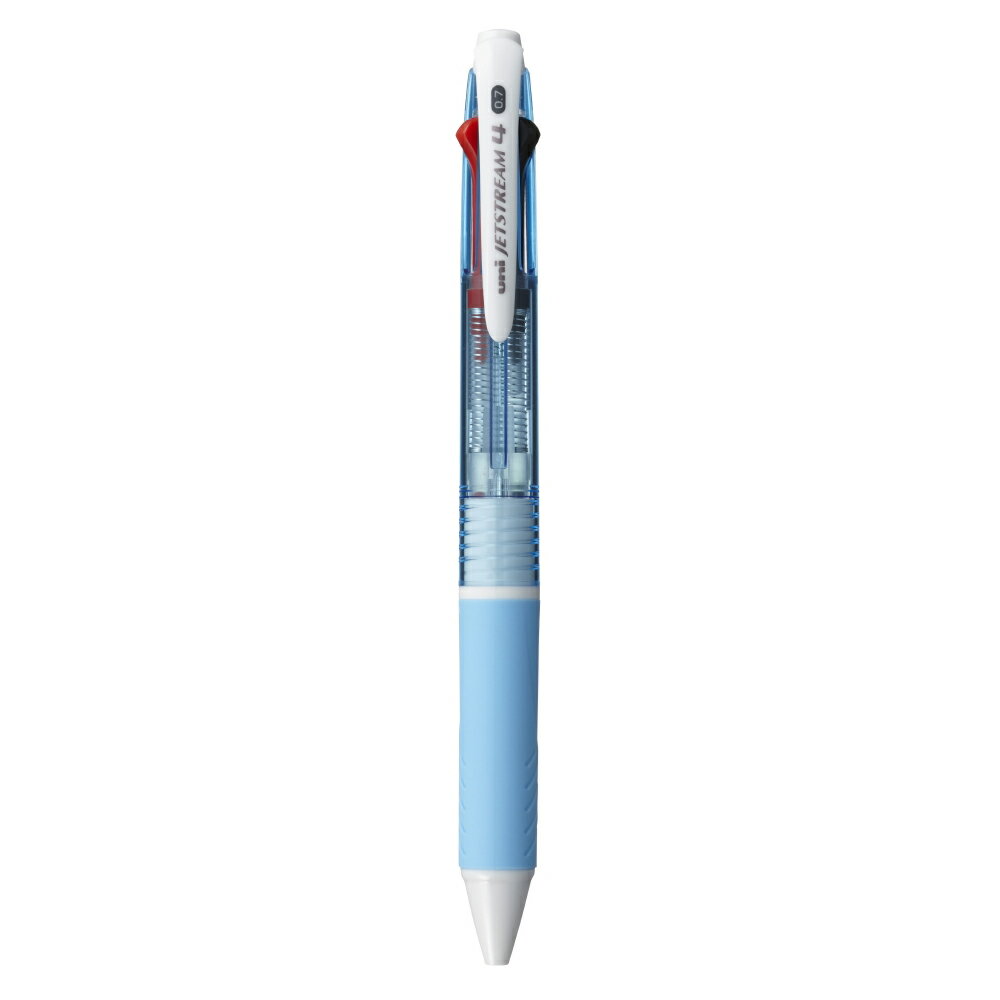 Rakuten - 三菱鉛筆ジェットストリームボールペン細字0．7mm　4色　水色　SXE450007.8