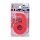 Nichiban ニチバン セロテープ(R) セロテープ小巻カッター付まっすぐ切れる 赤 CT-18DCR