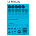 日本ノート キョクトウ A4カラーペーパー PPC 空色 CPC13