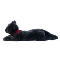 ひざねこぬいぐるみMブラックサンレモン
