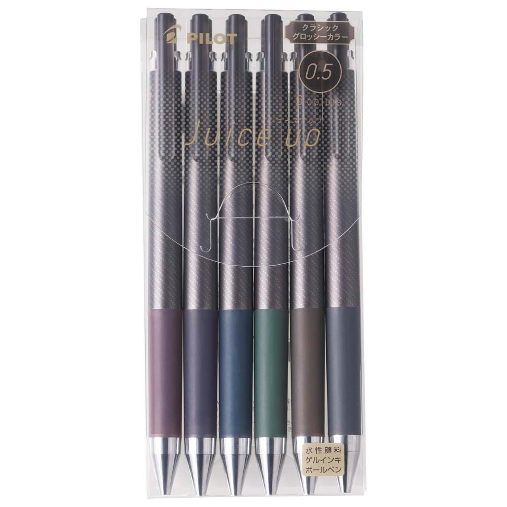 【最大2,000円オフCOUPON 1月1日-6日9時59分まで】パイロット PILOT ジュースアップ 0.5mm クラシックグロッシーカラー 6色セット LJP120S5-6CCG ゲルインキボールペン Juice Up