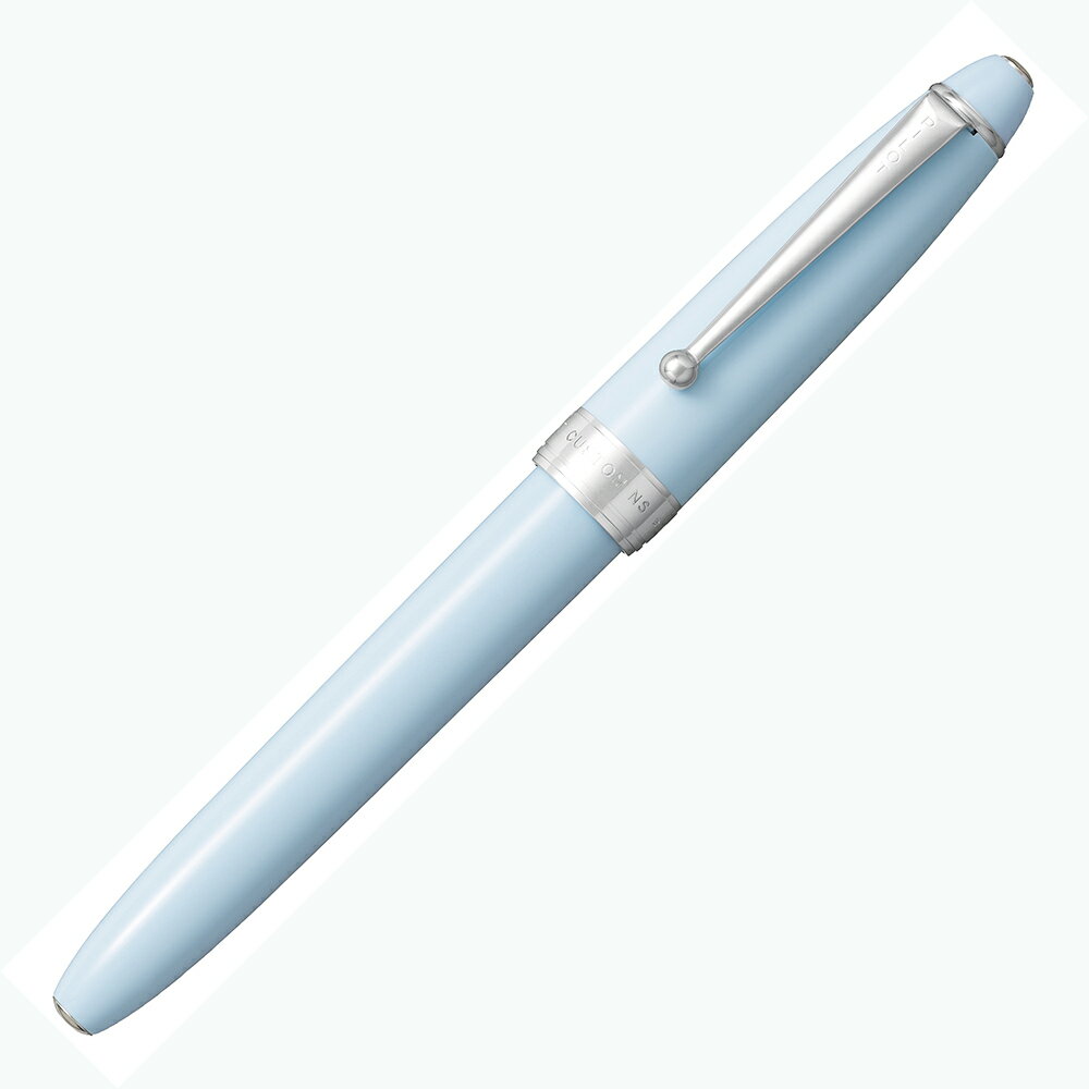 PILOT - パイロット PILOT 万年筆 カスタム NS ソフトブルー 太字 ギフトケース付き FKNS-1MR-SL-B CUSTOM NS