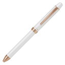 パイロット PILOT 多機能ボールペン 油性 0.7mm スリープラスワン リッジ 3+1 パールホワイト ギフトケース付き BTHRT5SR-PW RIDG...