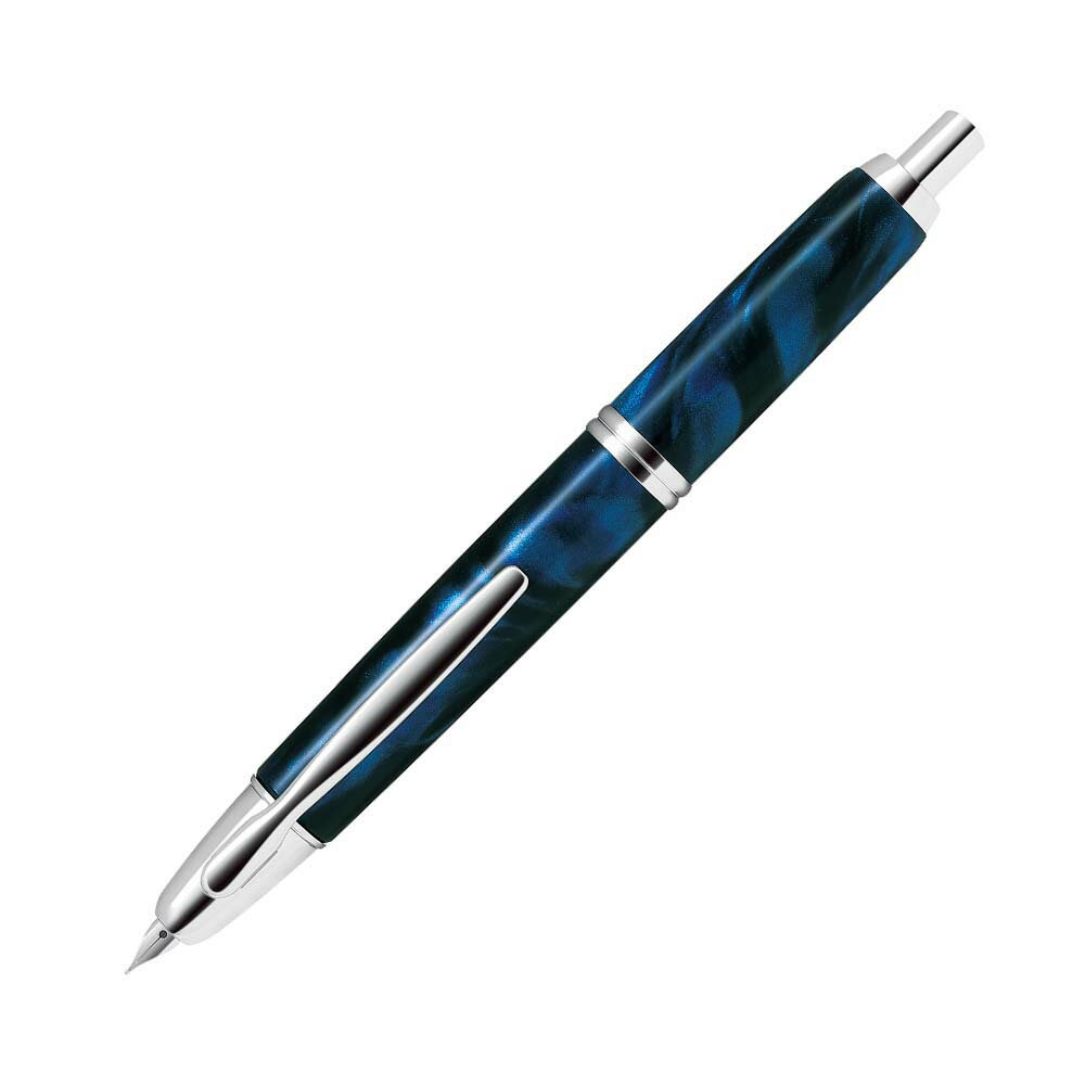 パイロット PILOT 万年筆 キャップレス SE マーブルブルー 細字 ギフトケース付き FCSE-3MR-MAL-F Capless