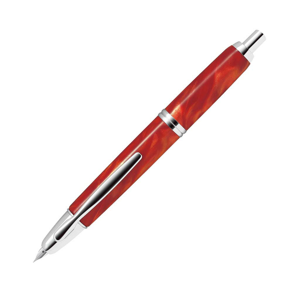 パイロット PILOT 万年筆 キャップレス SE マーブルオレンジ 中字 ギフトケース付き FCSE-3MR-MAO-M Capless