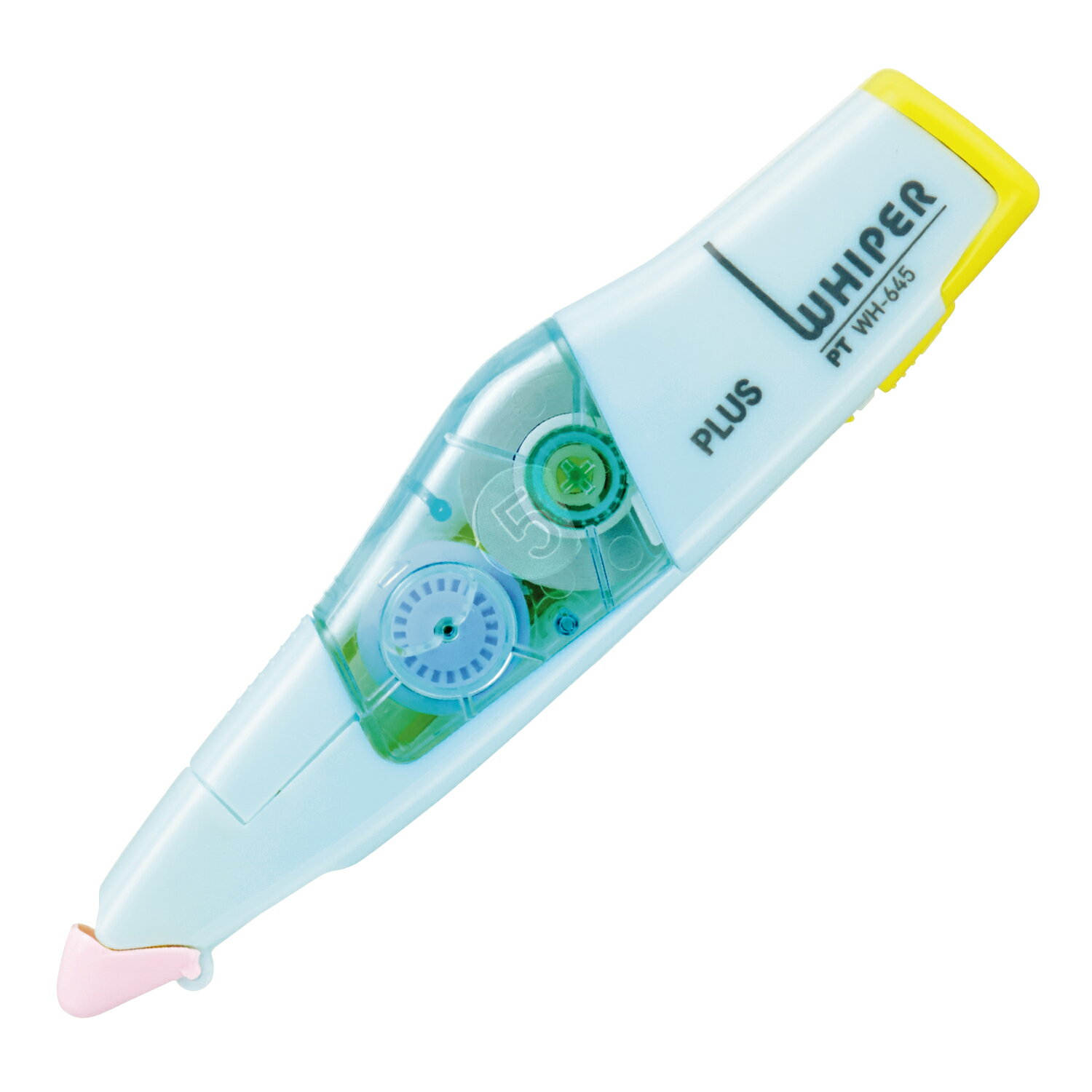 【10月4日20時-9日1時59分までエントリーで2点購入P5倍・3点以上でP10倍】プラス(PLUS) 修正テープ ホワイパーPT 5mm WH-645 ペールブルー 　48-756