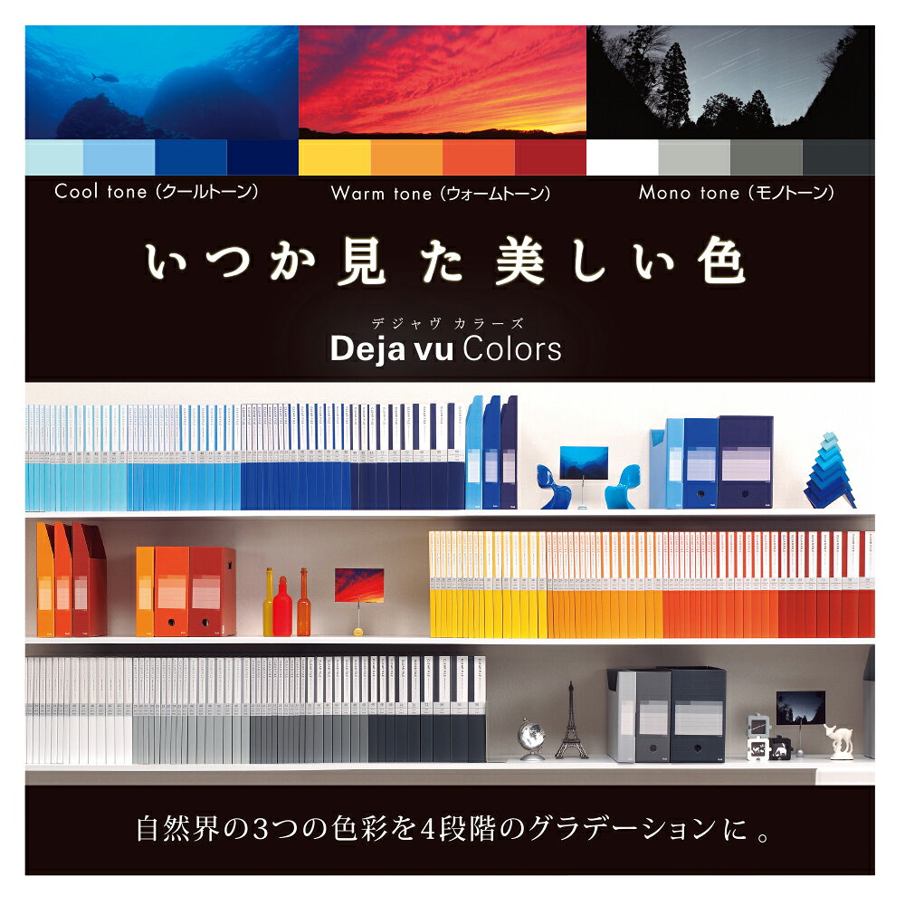 イーコンビ楽天市場店のプラス(PLUS)デジャヴ レターファイル A4-S 100枚とじ トマトレッド FL-101DP　89-926｜アングル2