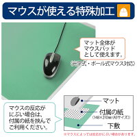 【送料無料!】プラス(PLUS)デスクマットななめカットデスクマット塩ビOAタイプ下敷付グリーンDM-126MW41-339