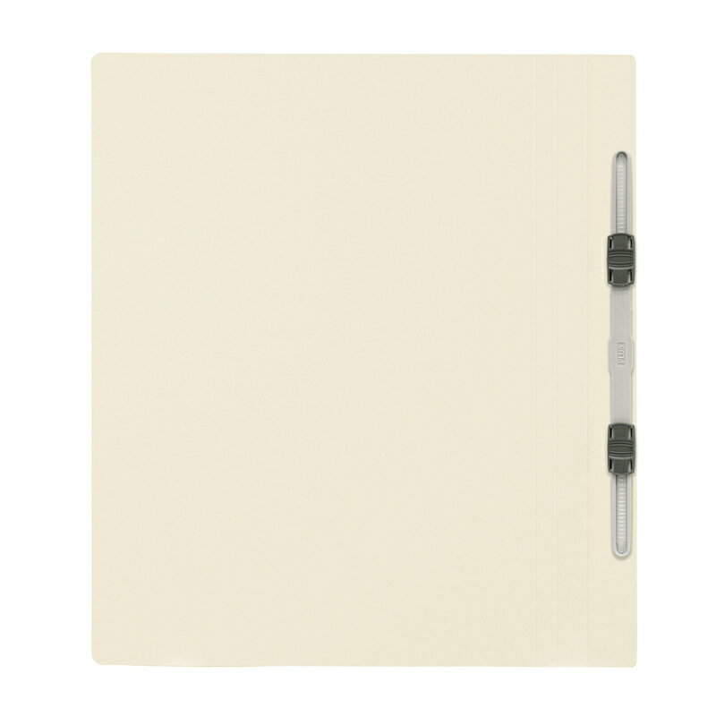 プラス(PLUS)フラットファイル ノンステッチ A4-S 180枚とじ アイボリー NO.021N 10冊パック　78-433