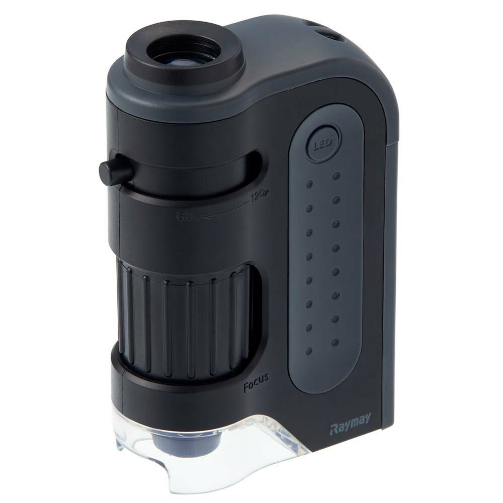 【最大2,000円オフCOUPON 12月1日-6日9時59分まで】レイメイ藤井 Raymay ハンディ顕微鏡 ZOOM ブラック..